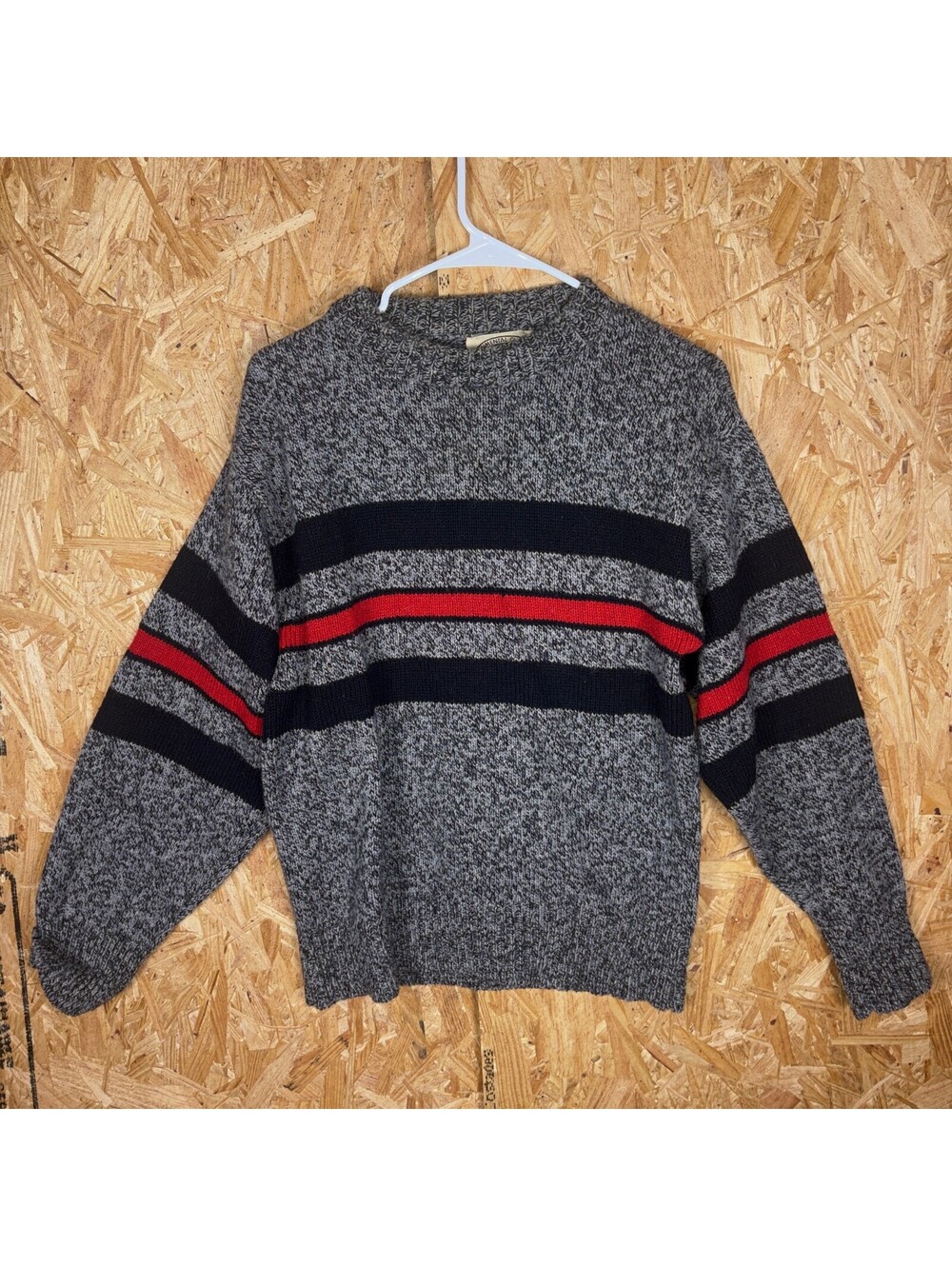 Environmental Clothing Co Mens M Gray Wool Sweater